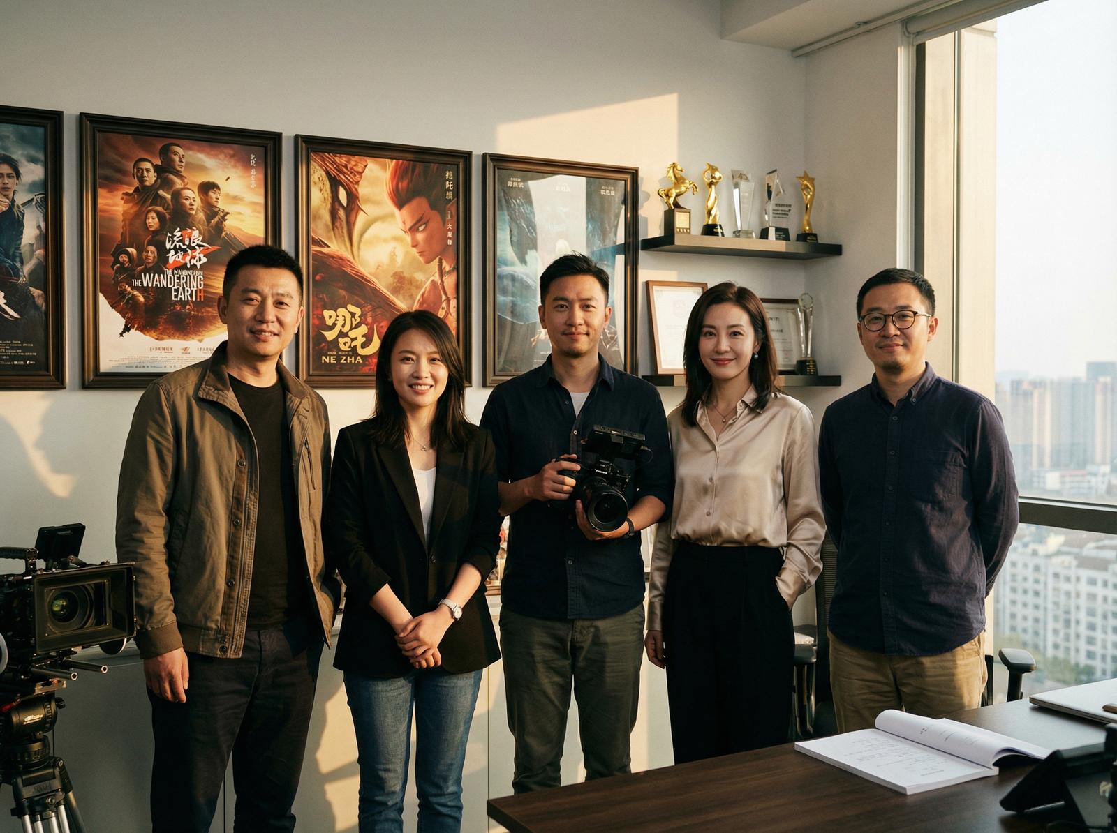 小马拉大车传媒专家团队合影